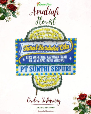 Papan Bunga Duka di Cilandak Timur