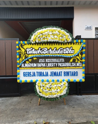 Papan Bunga Duka di Cilandak Timur